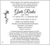 eine Anzeige